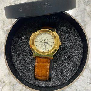 $700 NIB VUARNETA unisex Watch w/Crocodile band